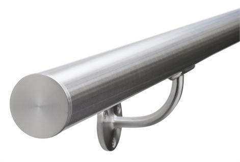 Stainless Steel Handrail c/w Plain Ends